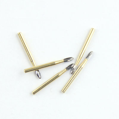 Single Use Dental Carbide Bur Tool Trimming Finishing Gold