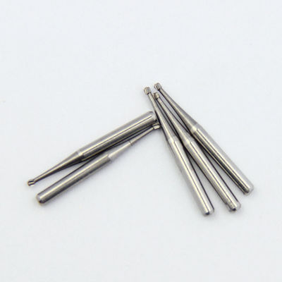 Small Dental Carbide Bur Short Tapered Diamond Bur Ball Plain Cut Head