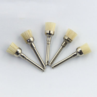 Effective Polishing Teeth with Oral Health Cup Shape Prophy Brush Hard Bristles Latch Style