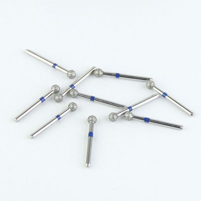 1.60mm Diameter  Teeth Cutting Bur Fg Diamond Burs BR Series Ball Round Head